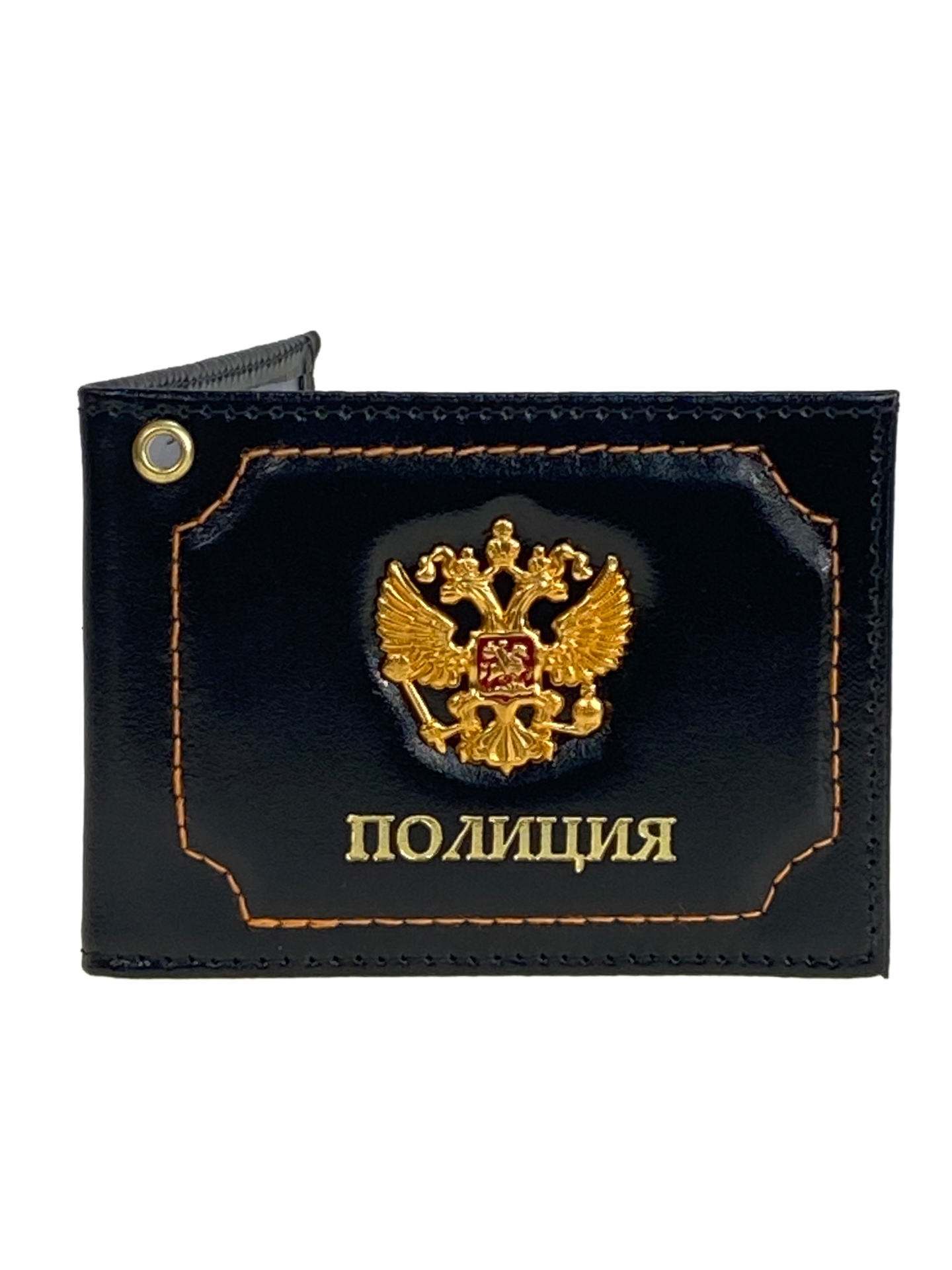 На фото 1 - Обложка для удостоверения ПОЛИЦИЯ искусственная кожа цвет черный На фото 1 - Обложка для удостоверения ПОЛИЦИЯ искусственная кожа цвет черный